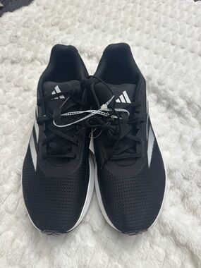 adidas Black and White Men's Lightweight Sneakers